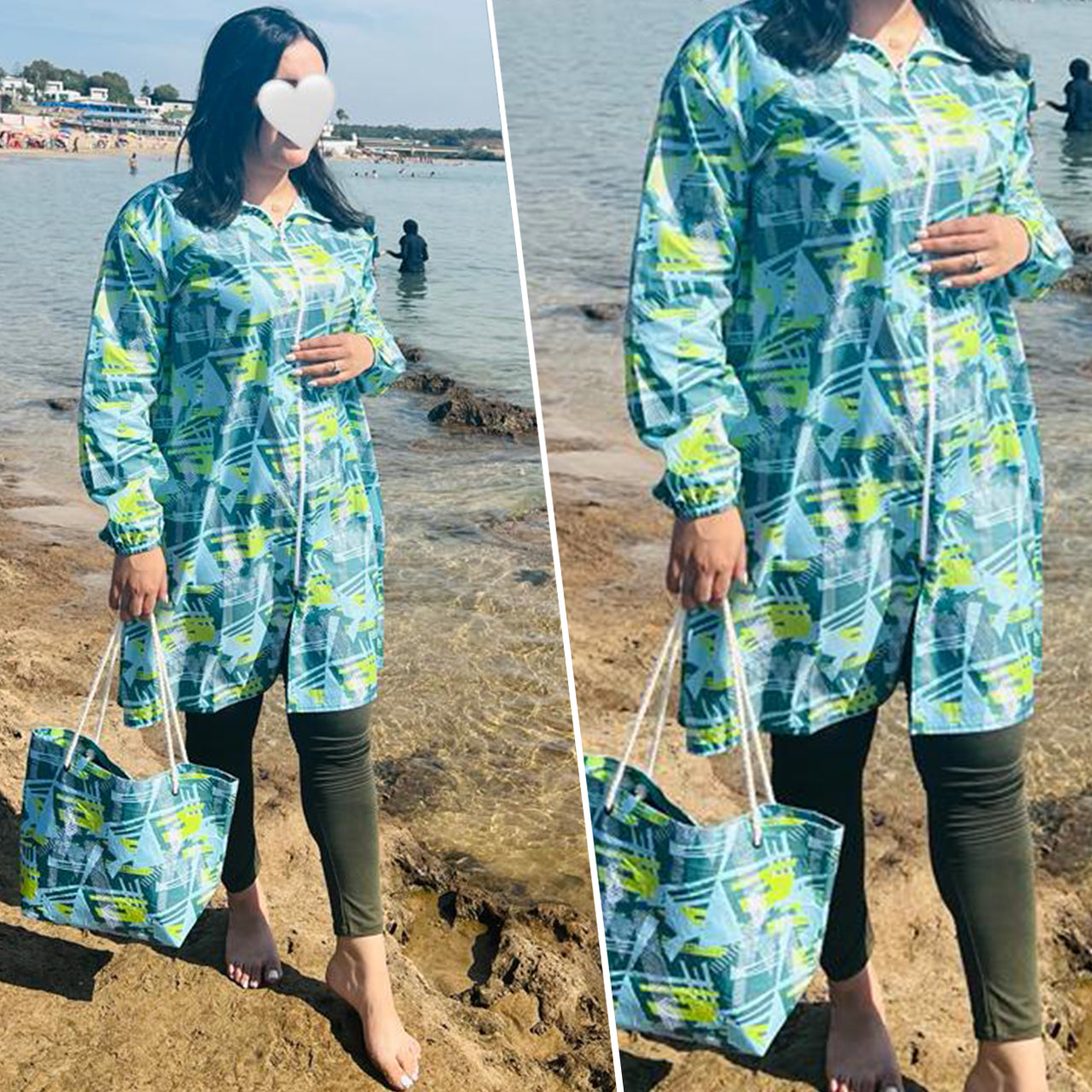 ( REF 15 ) لباس السباحة بوركيني