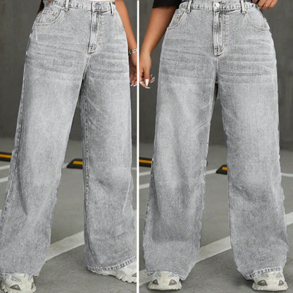 ( REF 13 ) سروال جينز شارلي عريض